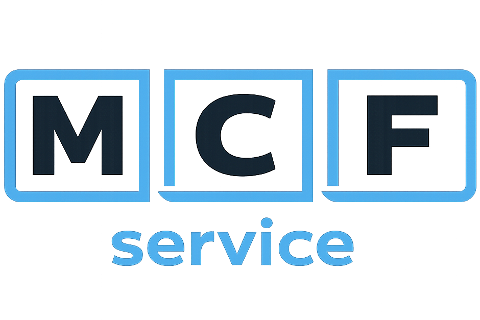 Logo azienda MCF Service teleria monouso sale operatorie